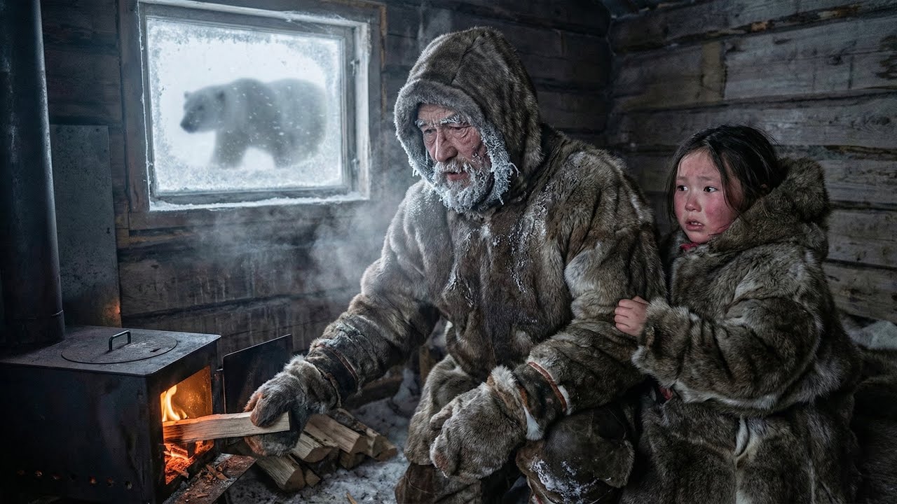 Surviving the Arctic Night at −67°C | Trapped by a Blizzard