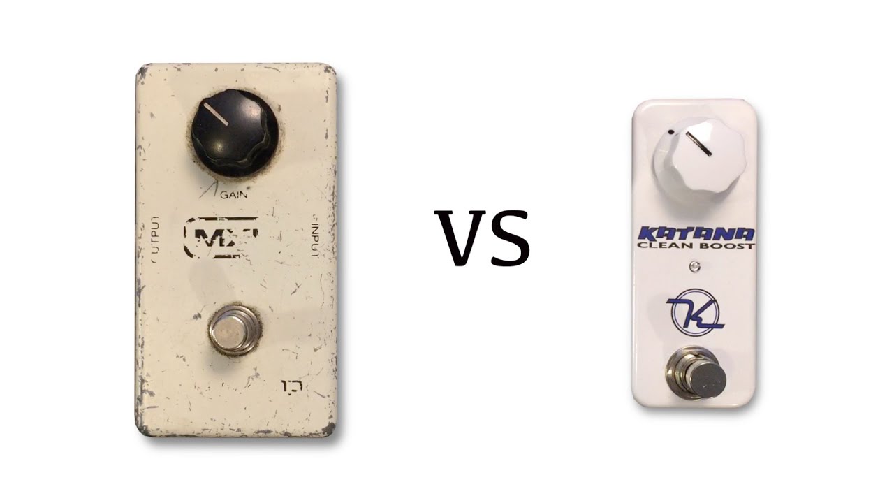 Vintage MXR Micro Amp vs Keeley Katana