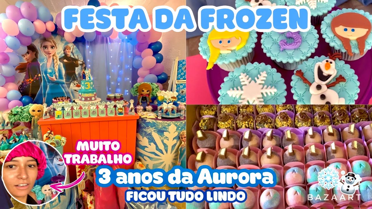 ÚLTIMOS PREPARATIVOS PARA A FESTA DA FROZEN + IDEIAS DE LEMBRANCINHAS 