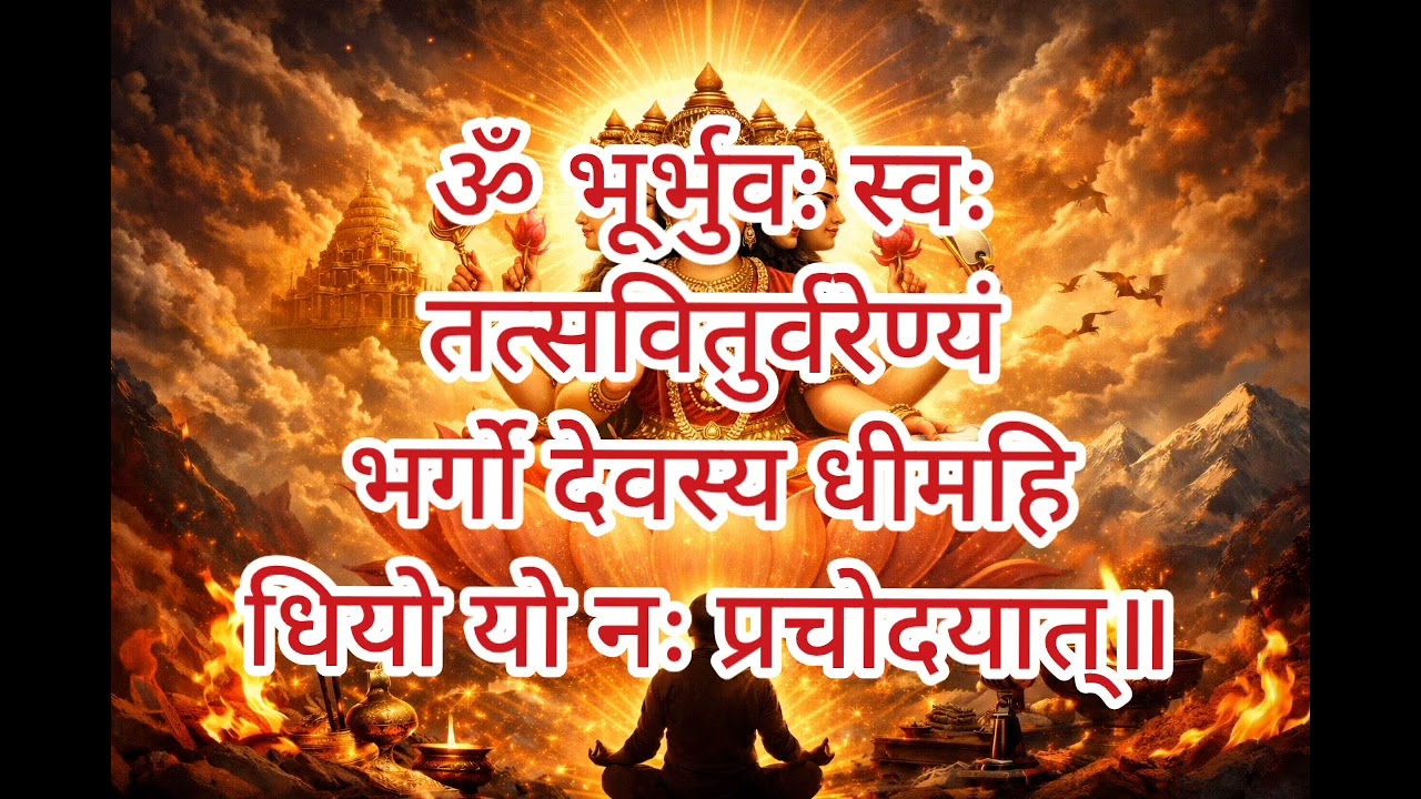 Gayatri mantra | गायत्री मंत्र | #gayatrimantra 