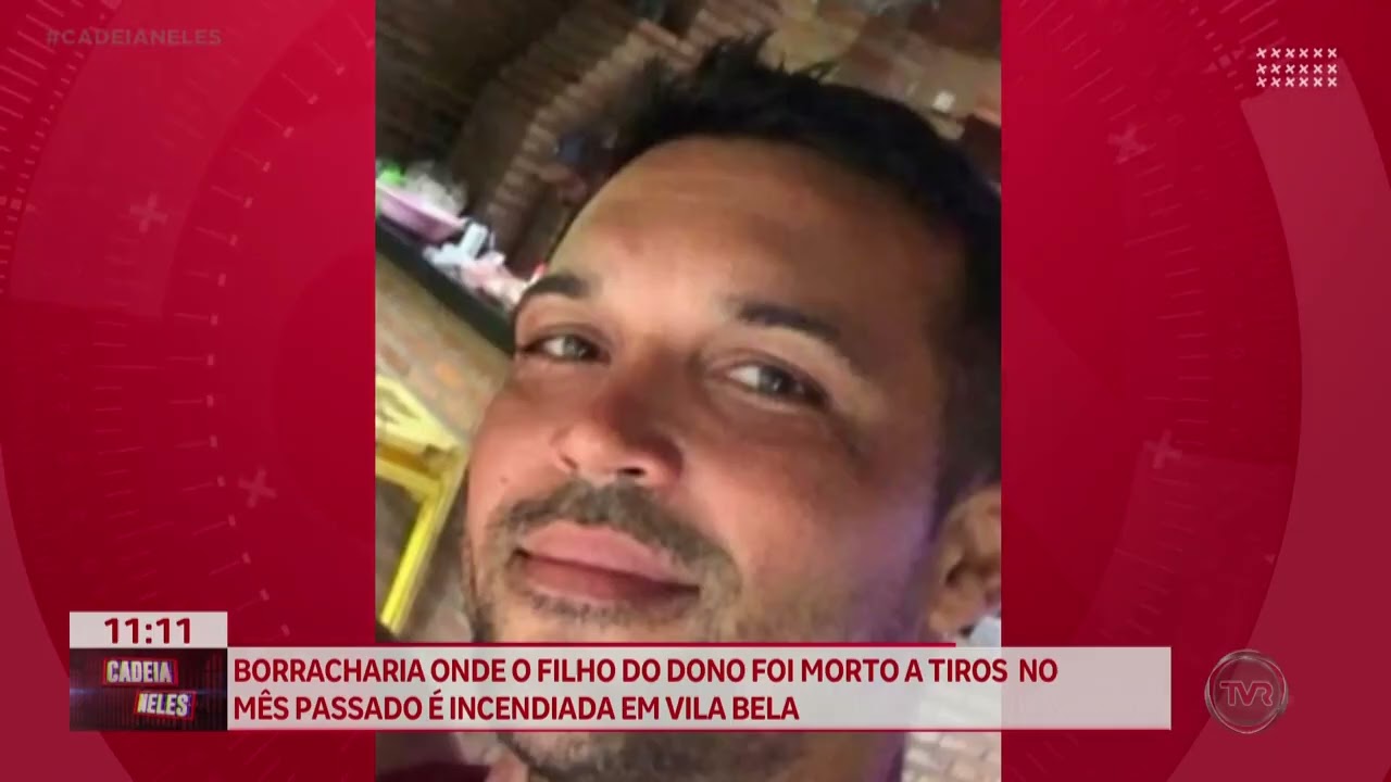 Borracharia em que o filho do dono foi morto a tiros é incendiada em Vila Bela