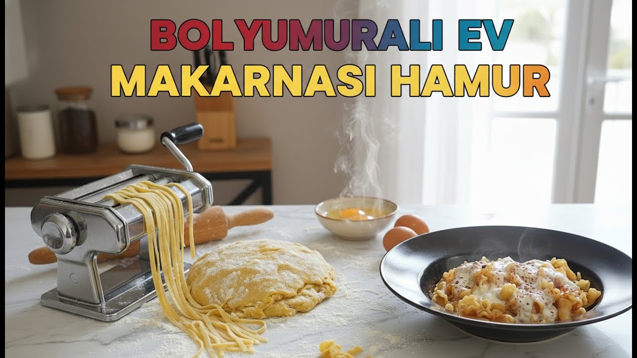 EV YAPIMI MAKARNA HAMURU 👌 TAM &Ouml;L&Ccedil;&Uuml;L&Uuml;. KOLAY VE LEZZETLİ ✅