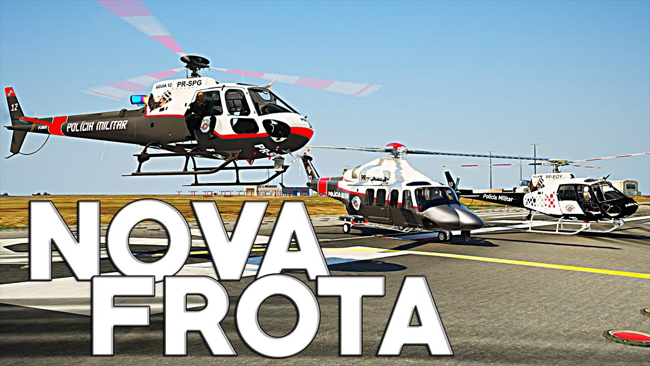 NOVOS HELICÓPTEROS DE RESGATE | GTA V PMESP | GTA 5 POLICIAL (LSPDFR)