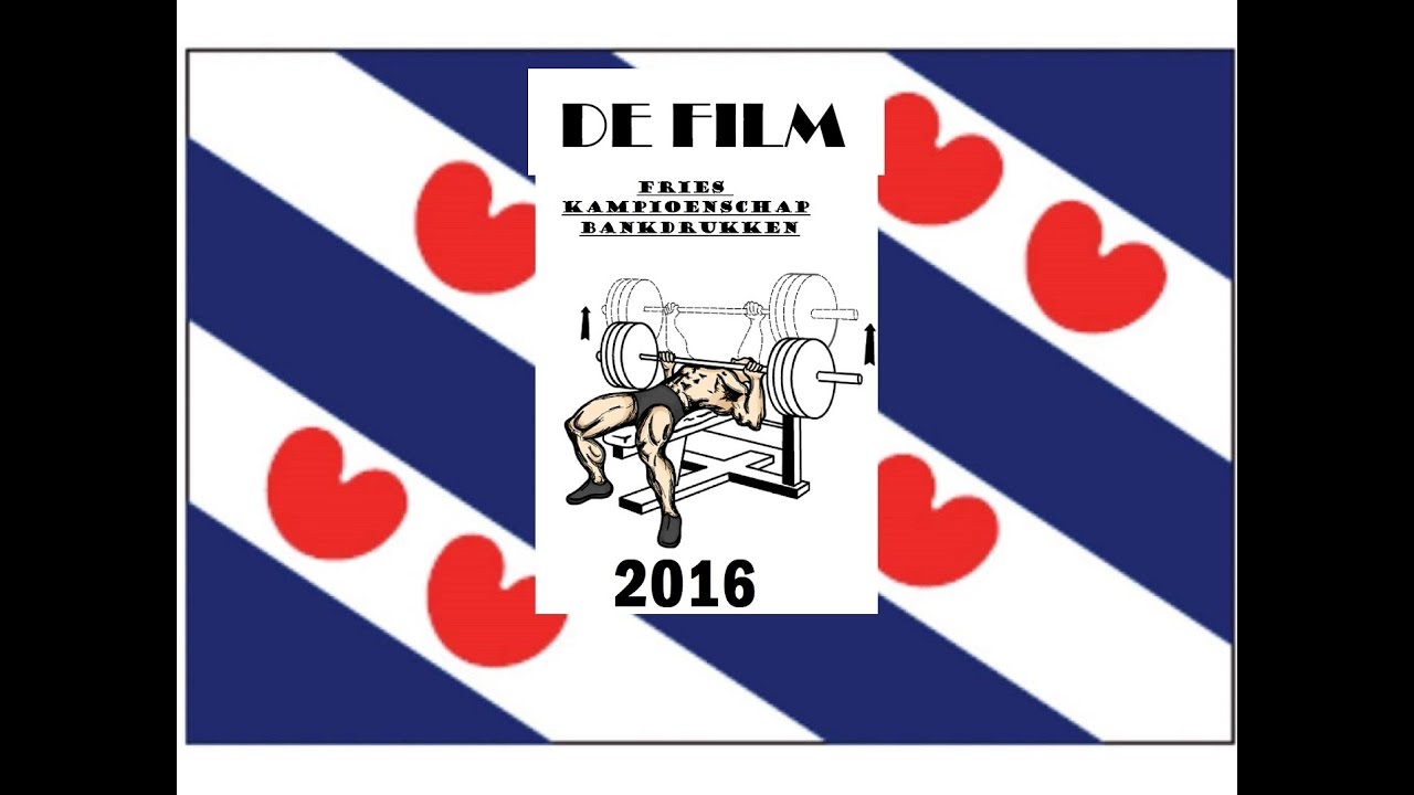 FILM: Fries kampioenschap bankdrukken 2016.