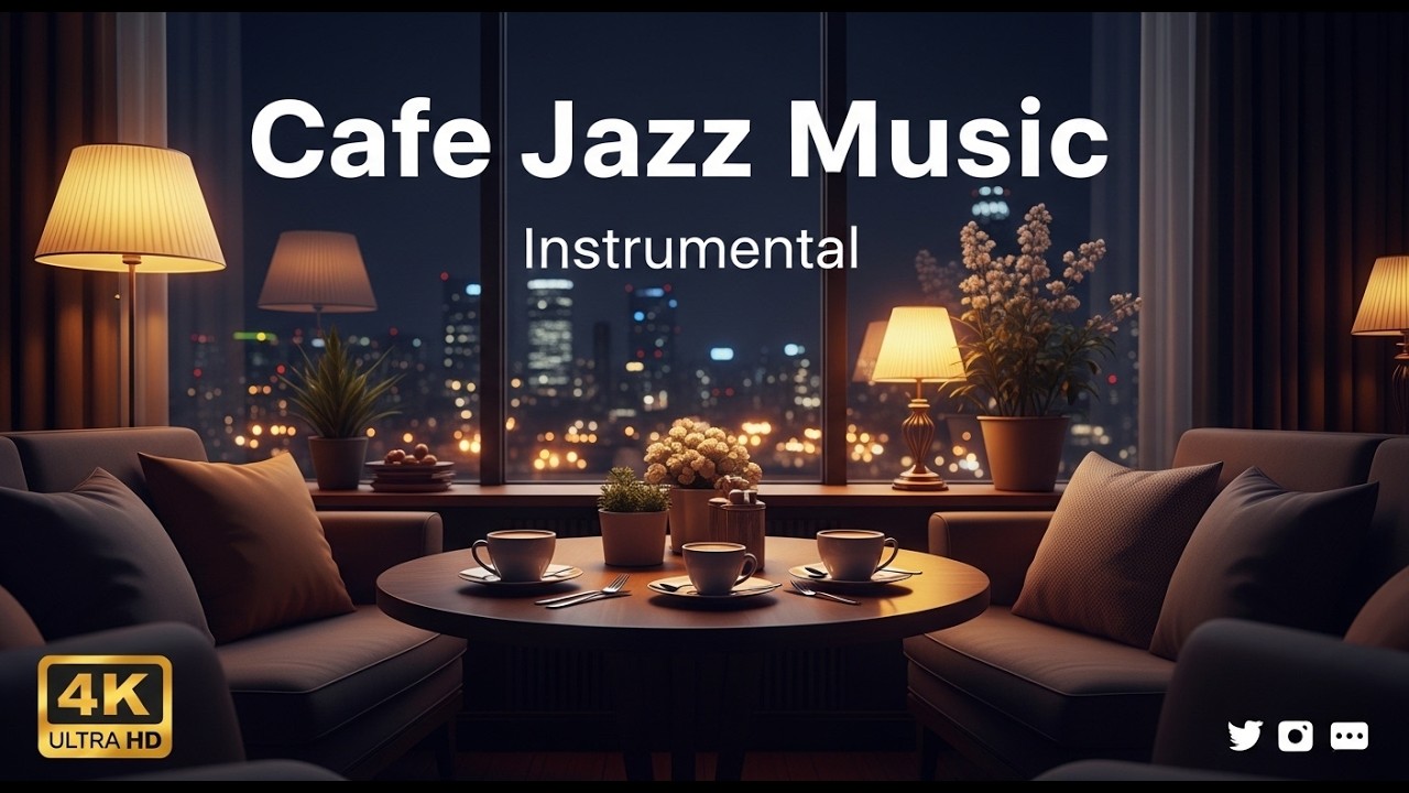 1 Hour Jazz Music | Coffee Bar | Warm Smooth Jazz Lounge ♫466