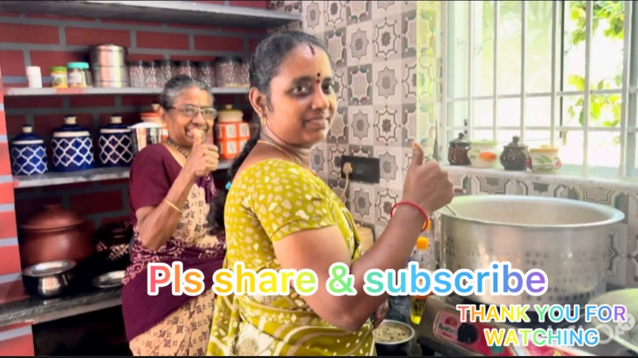 😍அம்மா பொண்ணு அதிரடி சமையல்🥳செம்ம பிரியாணி😋
