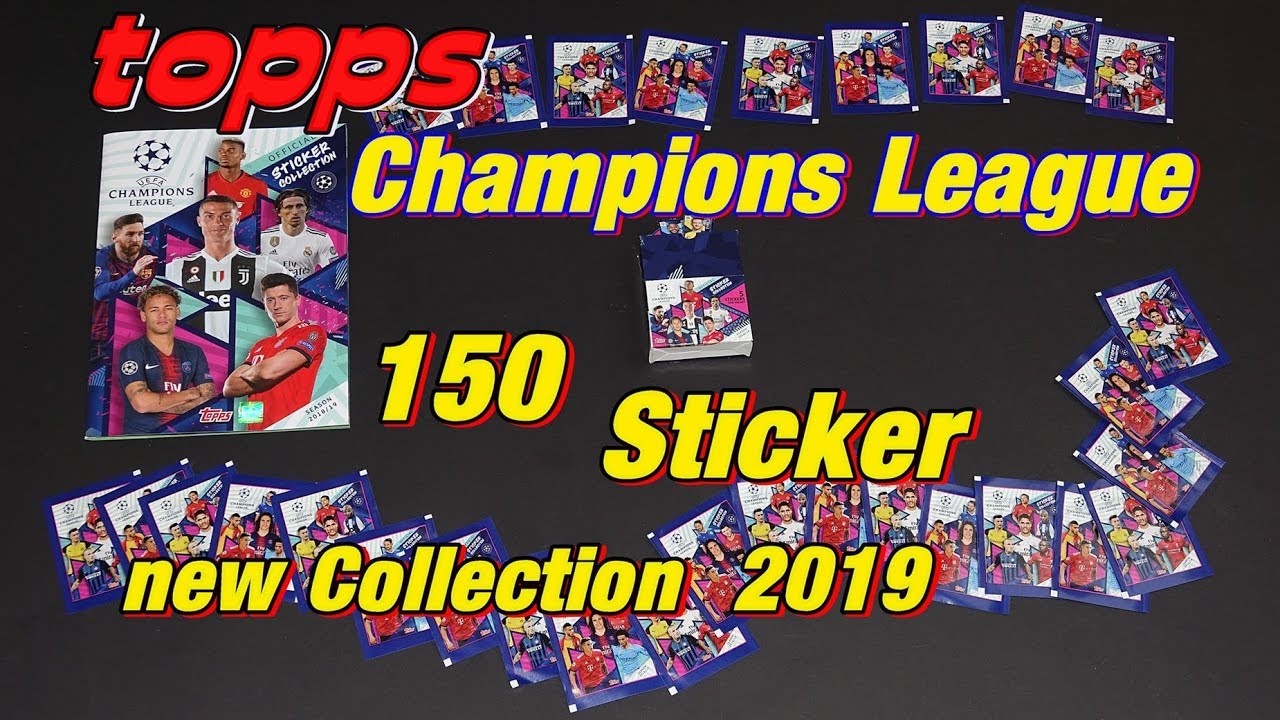 topps Sticker Album Championsleague  UEFA Cup stickers Lucky Bag Stickeralbum