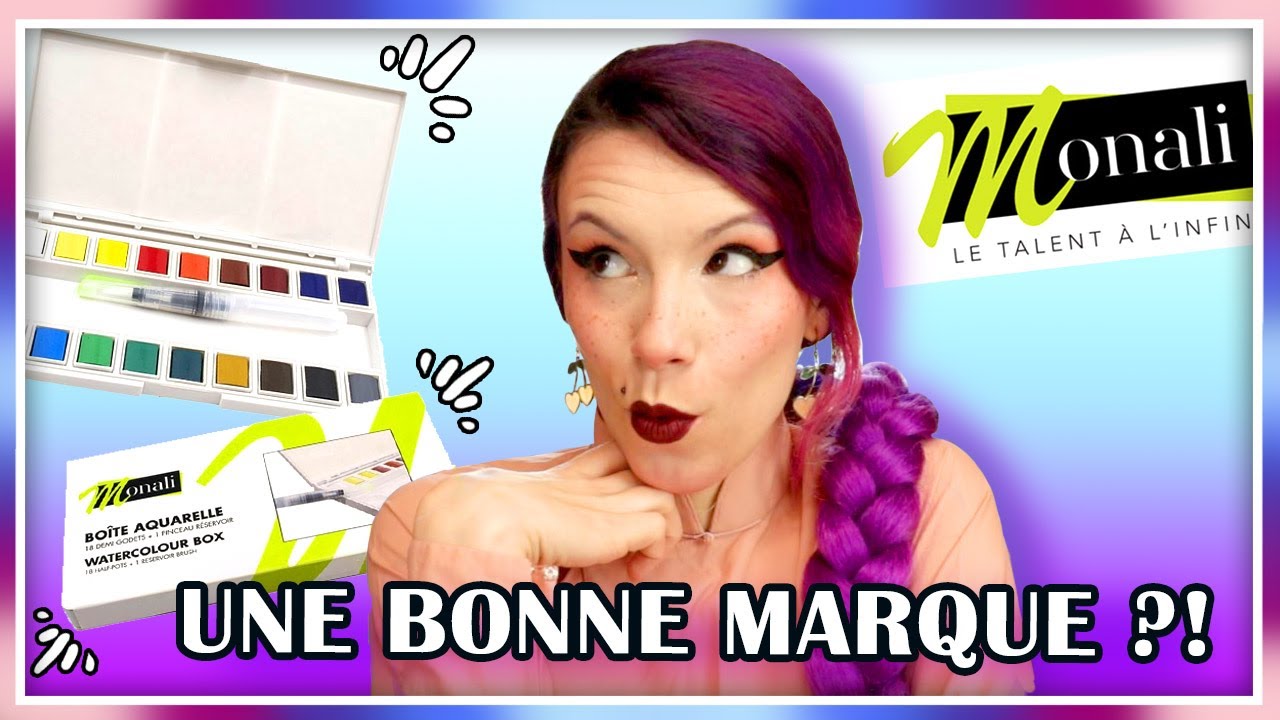 UNE AQUARELLE PAS CHER ?!😲 TEST Aquarelle Monali - SWATCH et ILLUSTRATION - QUE VAUT LA MARQUE ??