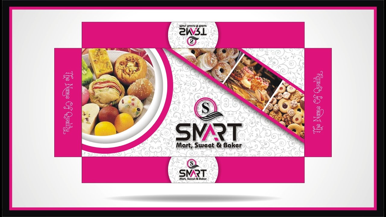 Sweet Box Design in Coreldraw Tutorial 2021 - How to New Sweet Box Packing Design Idea -