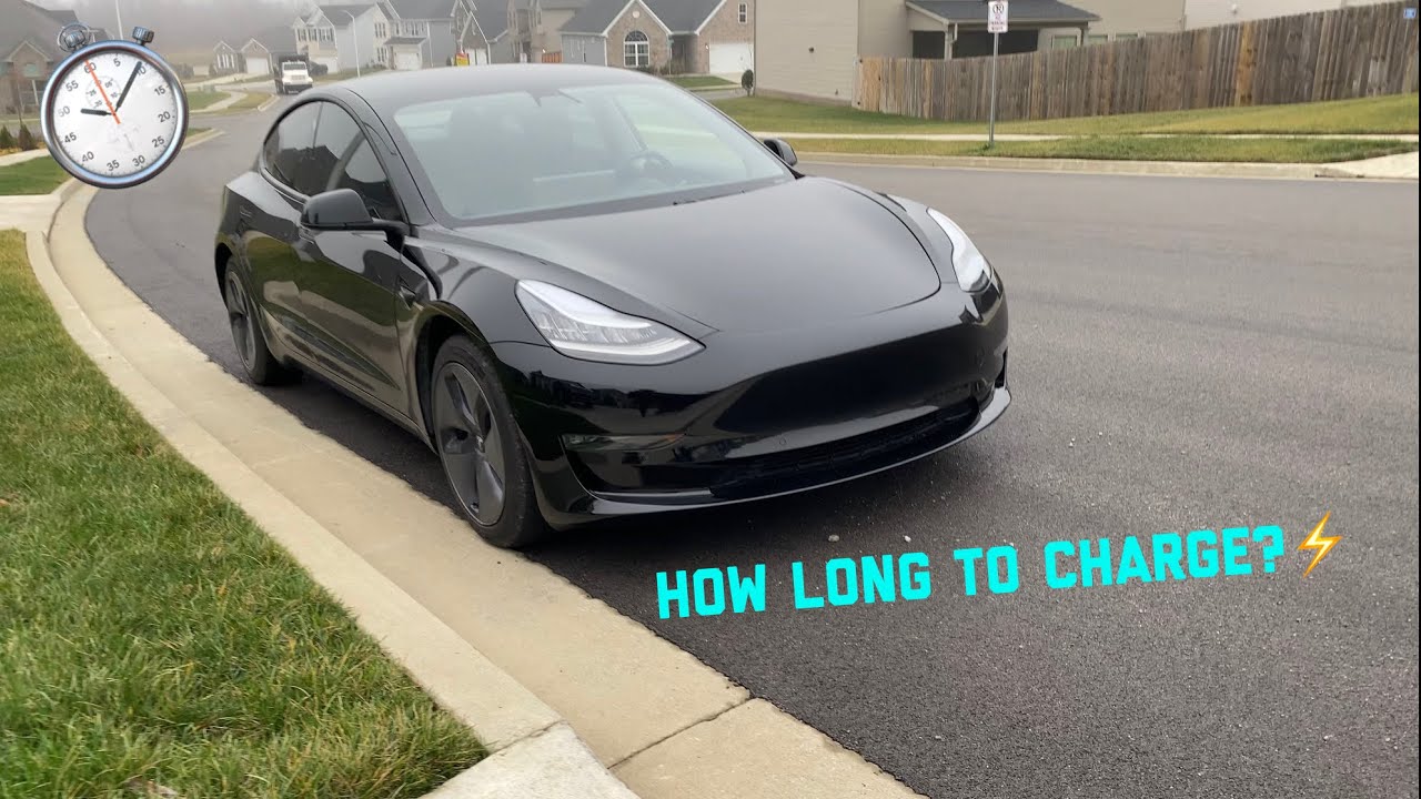 HOW LONG DOES IT TAKE TO CHARGE A TESLA? |2020 TESLA MODEL 3 LONG RANGE|