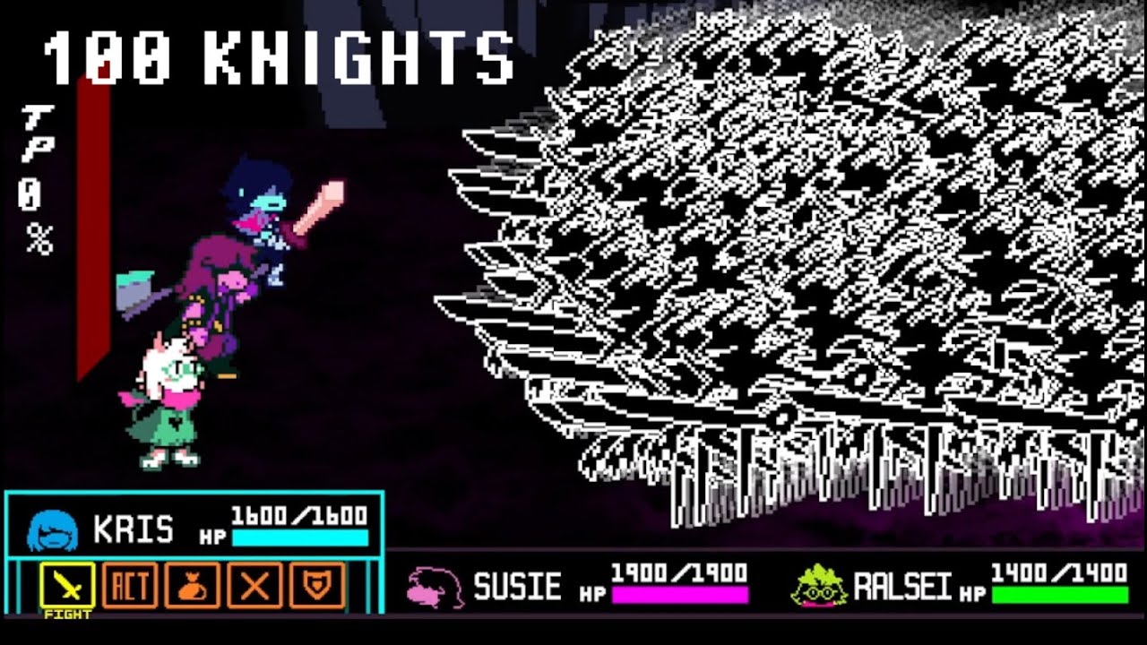 VS. 100 ROARING KNIGHTS (Deltarune Chapter 3)