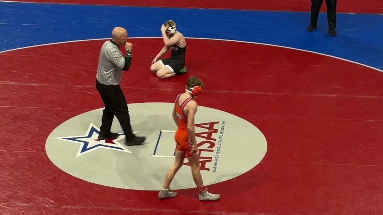 Elliott Harris vs Jaxson Lewis AHSAA state finals ( got my first state title as an 8th grader) 