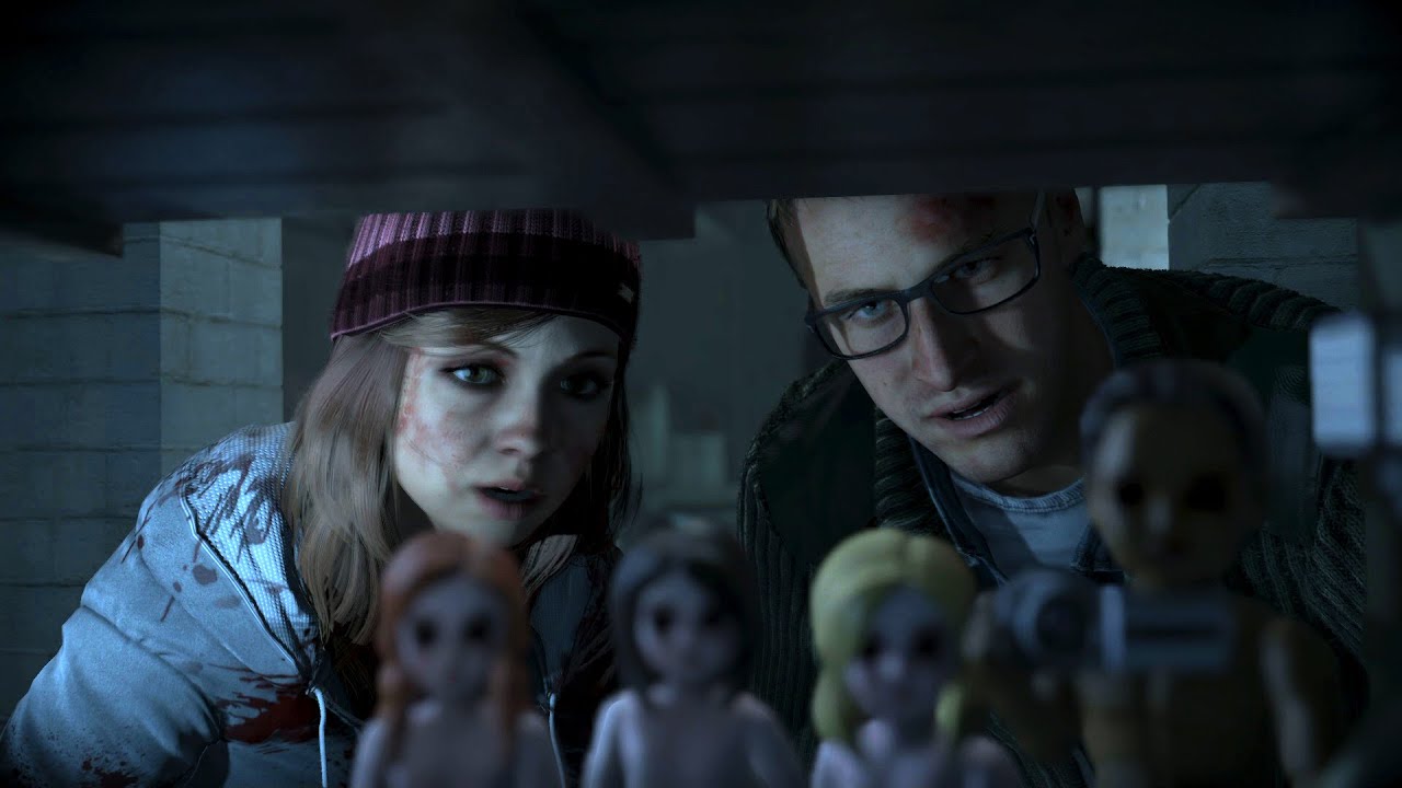 Until Dawn - Chris Comforts Ashley After Emily Is Shot By Mike