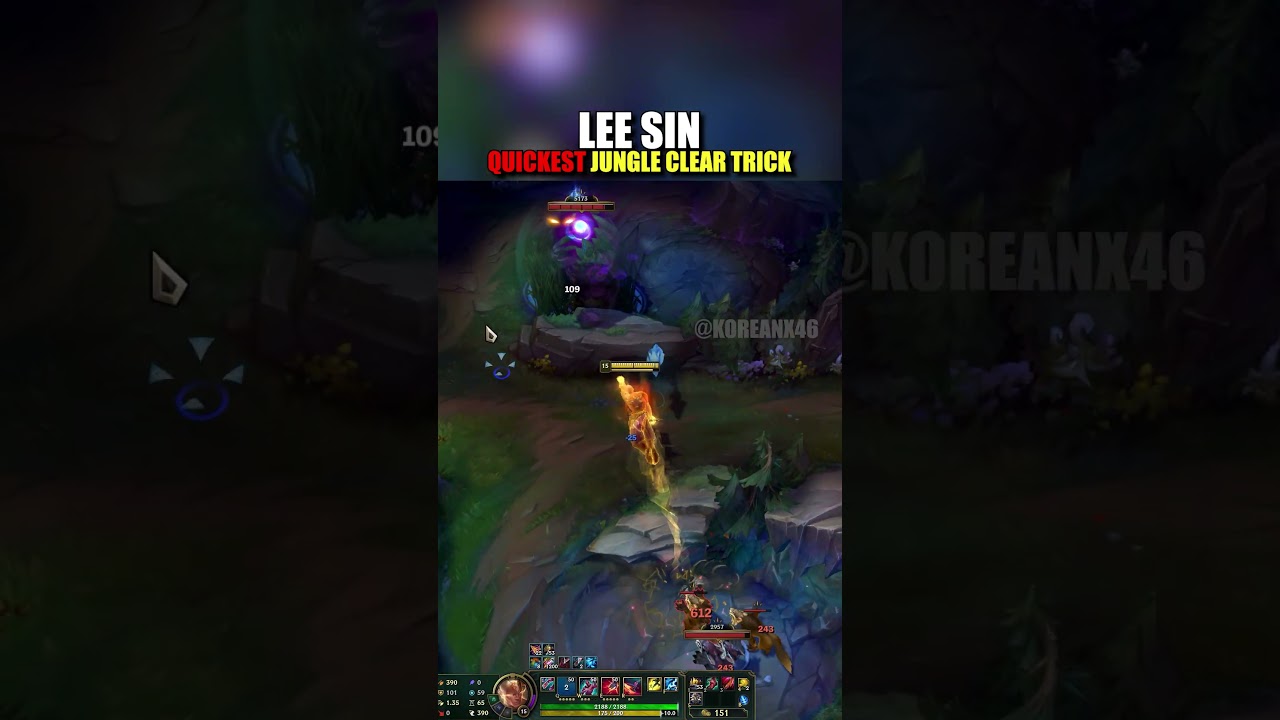 Lee Sin 10 Second Jungle clear