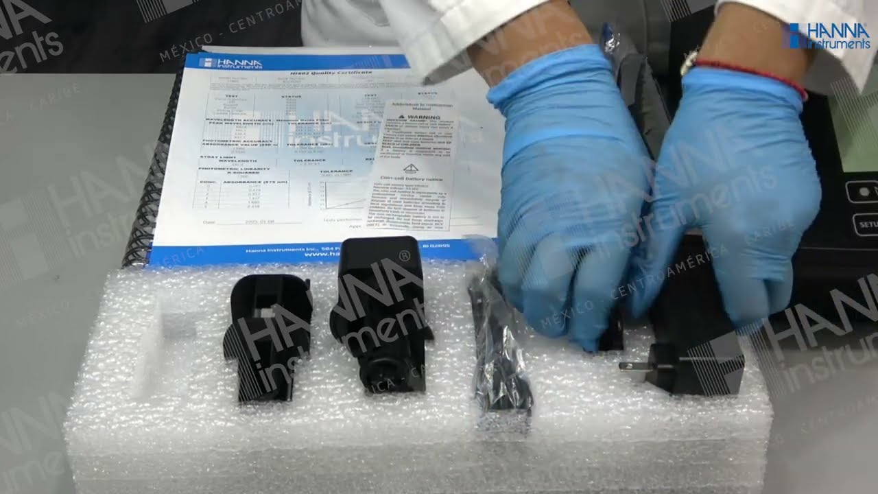 Desempaquetado Del Espectrofotómetro HI802
