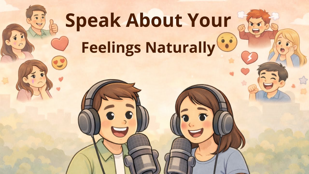 Easy Listening Podcast | How to Talk About Your Feelings in English