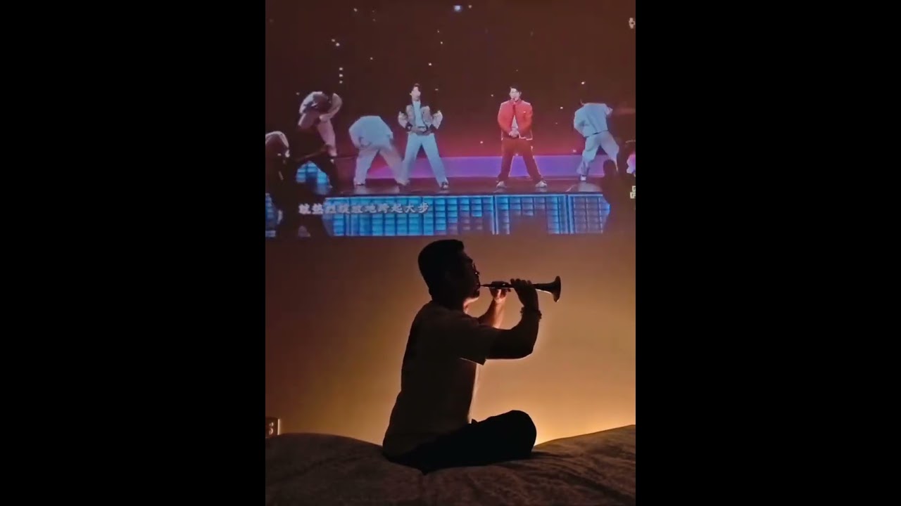 Wang Yibo & Aaron Kwok's Spring Festival Gala 'Shine and Move' Suona Version - A Spectacul