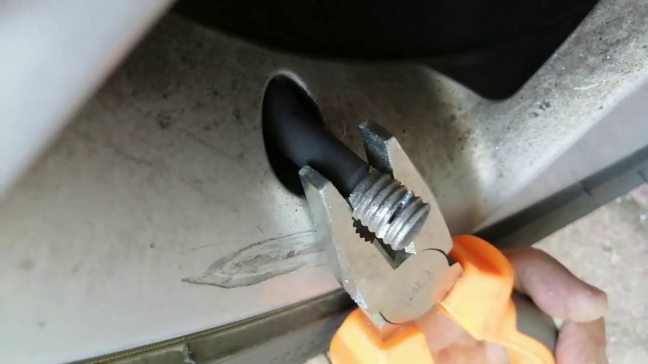 Açılmayan, Kaynayan aluminyum sibop kapağını çıkarmanın yolu.