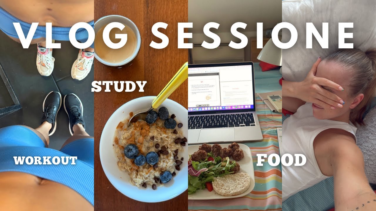 GIORNATE TIPO IN SESSIONE - metodo di studio, esami, dieta e consigli