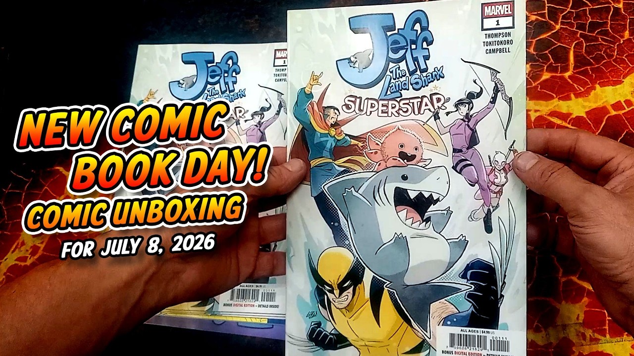 New COMIC BOOK Day - Marvel & DC Comics Unboxing July 8, 2026 - New Comics This Week