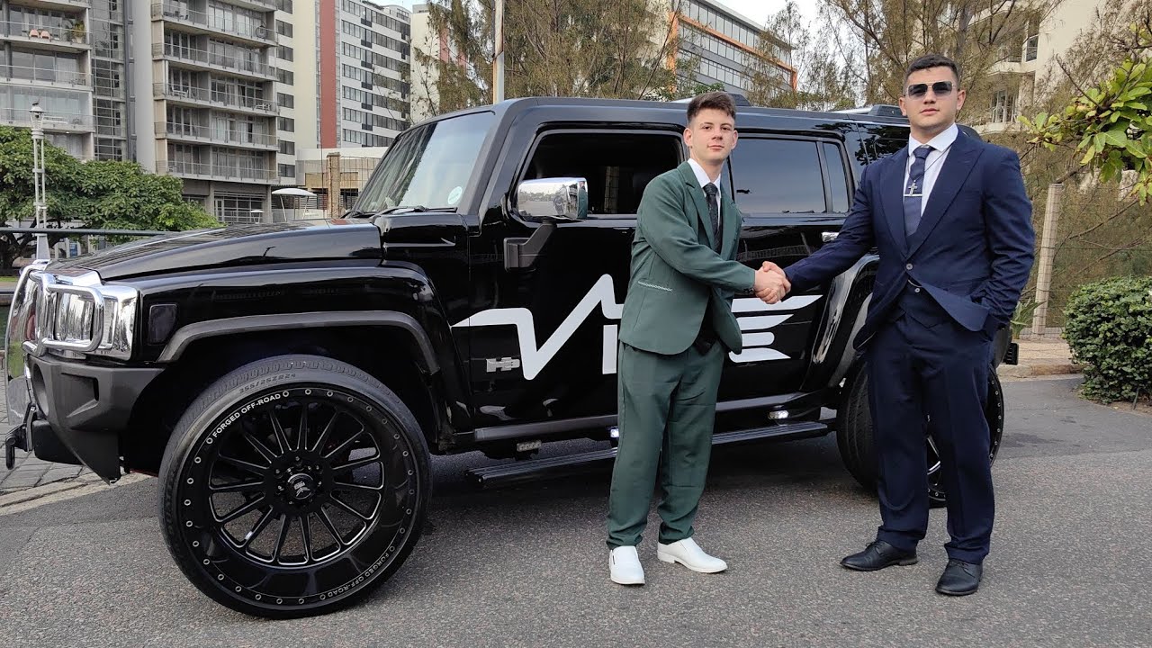 The Handsome Boys George & Pablo at Gelofte School Prom Night 2025 Durban Waterfront- ExoticCarHire 
