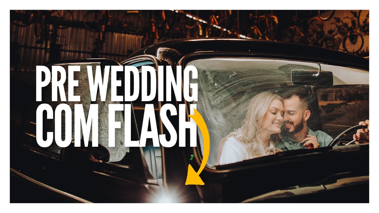 Como fotografar pre wedding com flash criativo [Preset Grátis]
