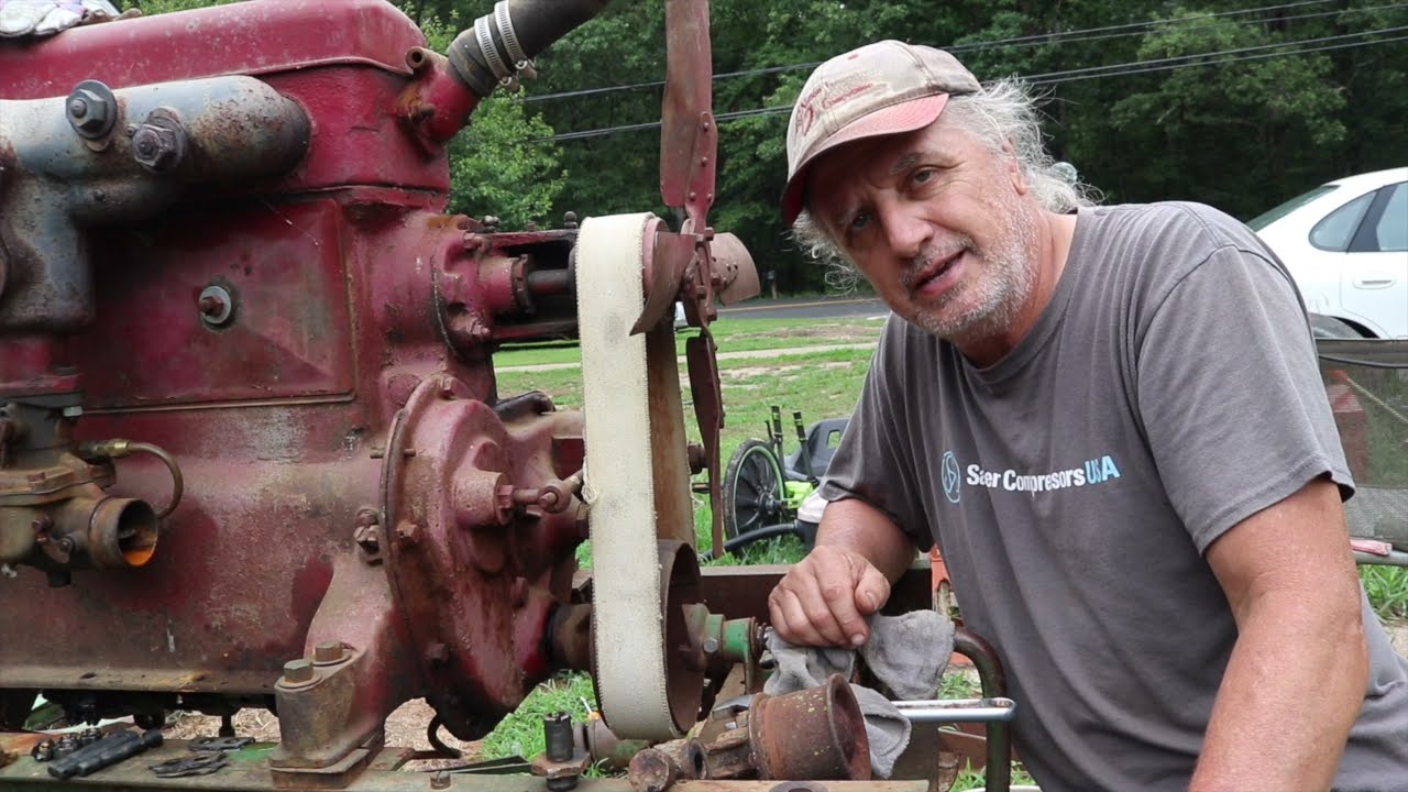 Cletrac roller disassemby