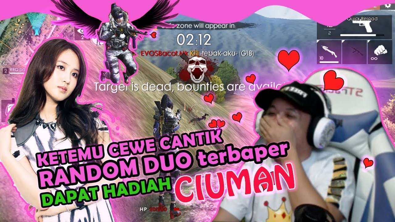 GOMBALIN CEWE SMA SEXY DAN CANTIK DI RANDOM DUO DAPET CIUM AN JOMBLO AUTO BAPER - Garena Free FIre