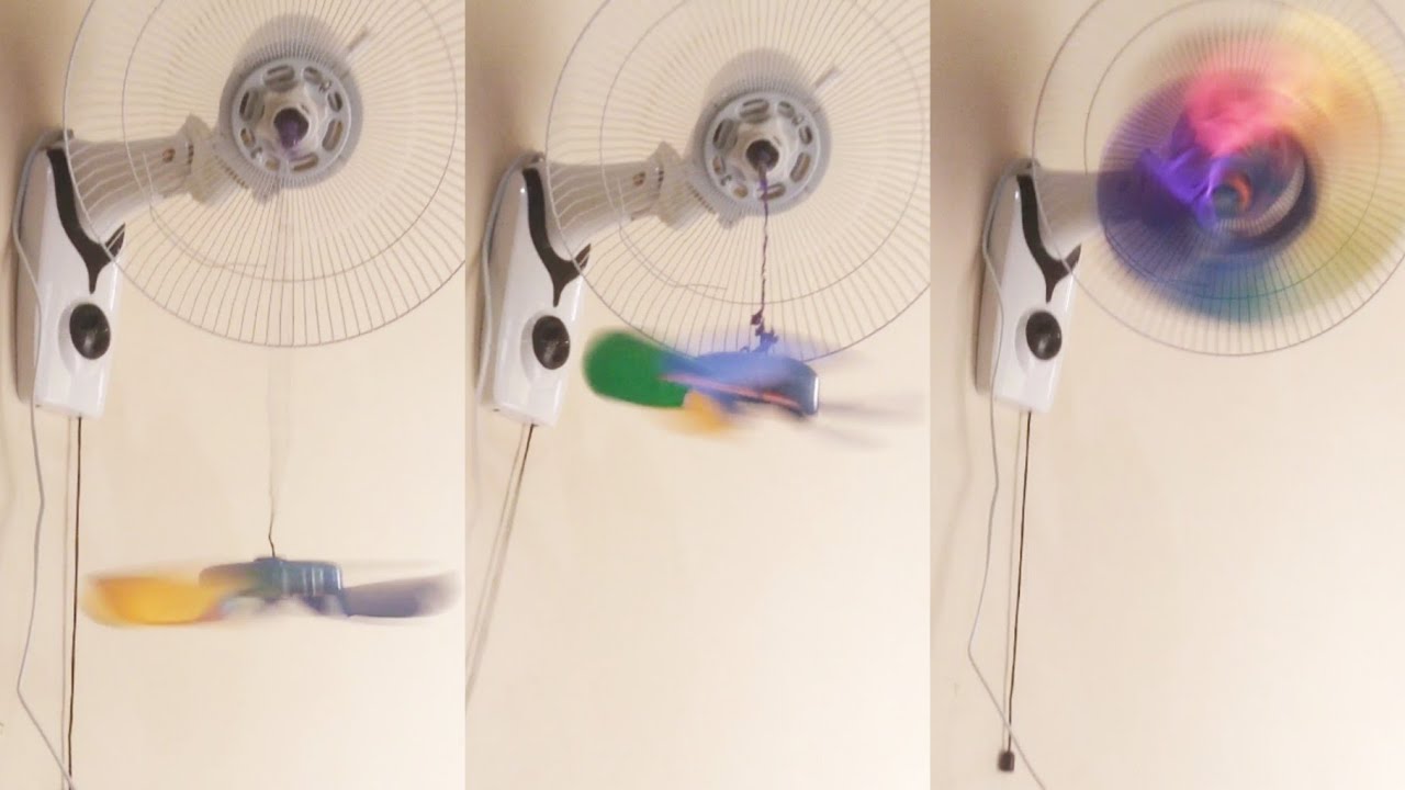 Kipas Angin - Eksperimen Kipas Angin Dinding Menarik Baling Baling - wall Fan