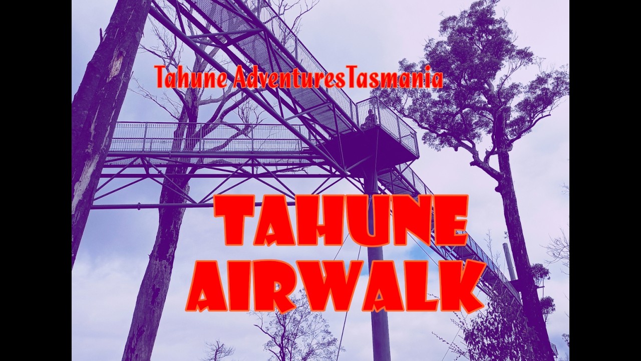 Tahune Airwalk Cantilever Skyview, Tahune Adventures, Tasmania. Wheelchair Accessible Huon Pine etc