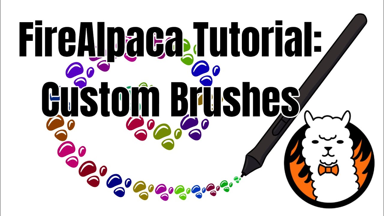 How to Make CUSTOM Brushes in Fire Alpaca!