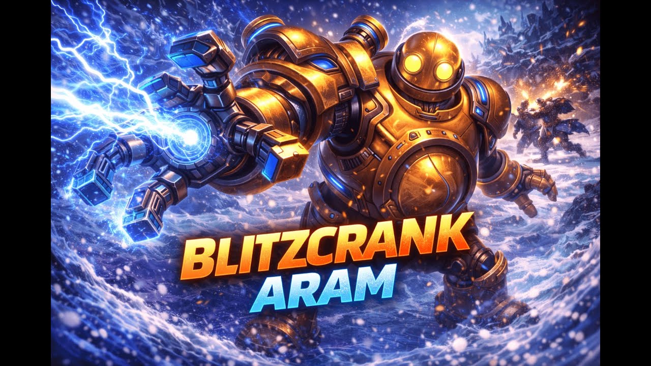 League of Legends ARAM - Blitzcrank | Full Gameplay