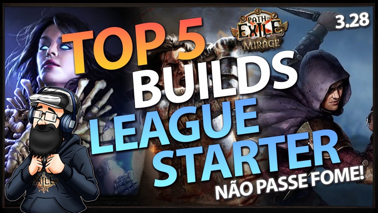 5 Sugestões de builds para você startar bem na Liga Mirage [PoE  -  3.28]