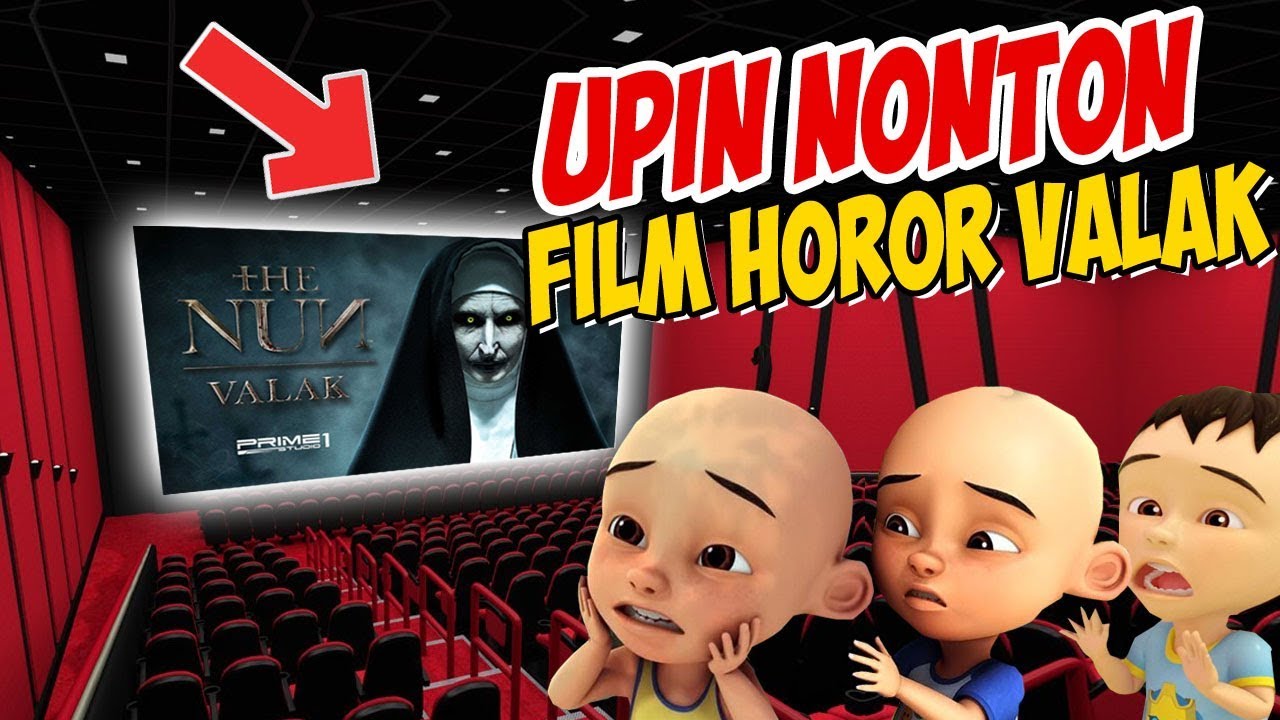 Upin ipin Nonton Film Horor Valak di Bioskop , ipin takut ! GTA Lucu