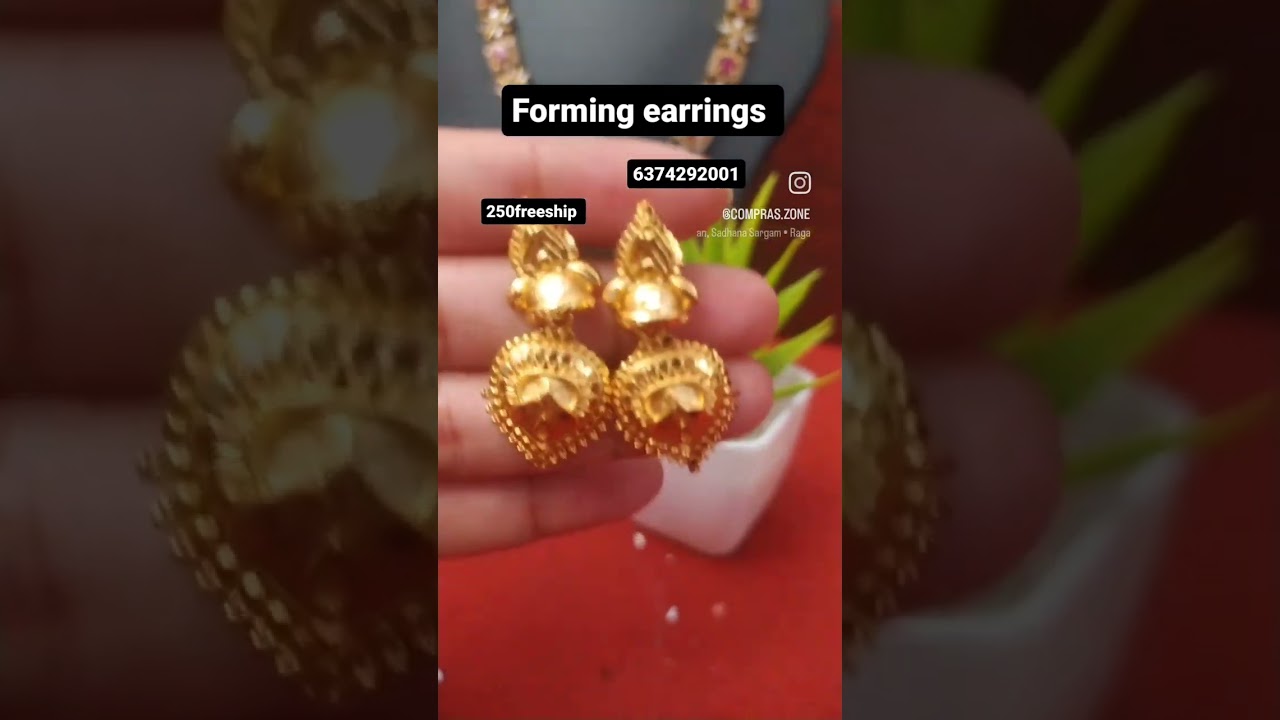 Forming earrings 250freeship /-