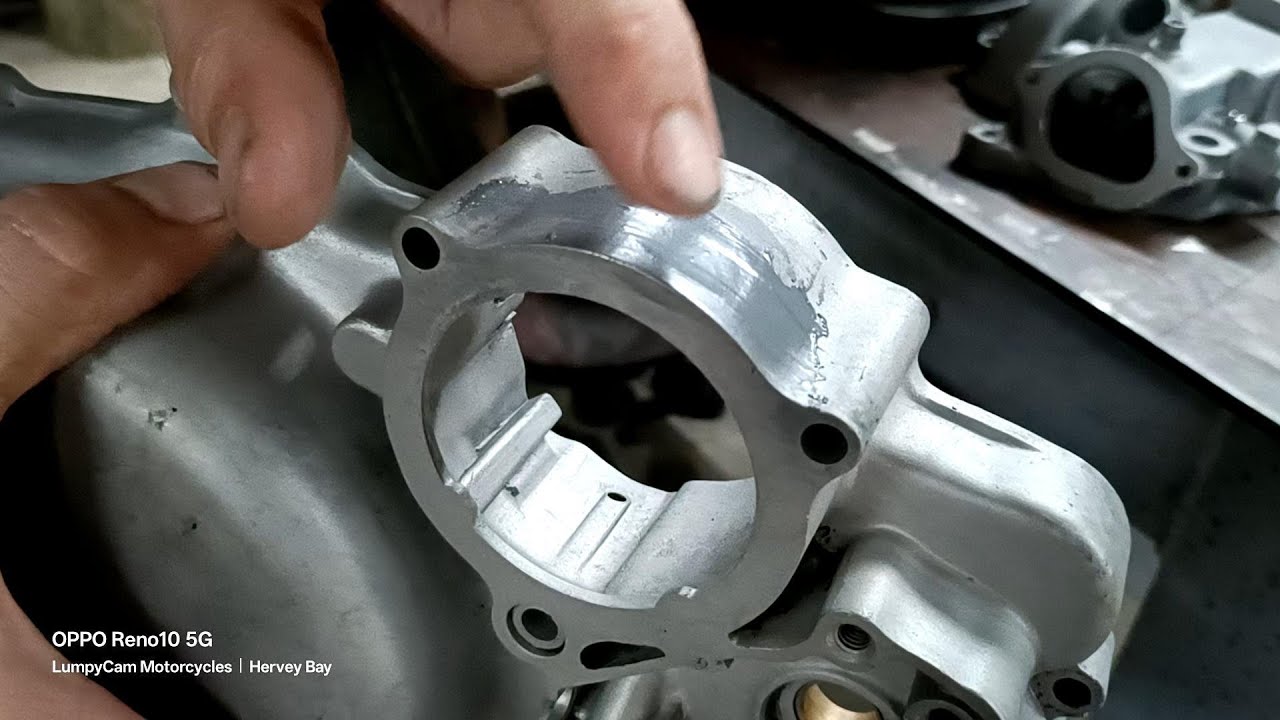 yamaha xt500 engine build progress #yamaha #yamahaxt500