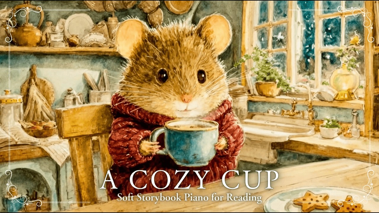 Cozy Tea Time in the Storybook Forest ☕️ | Calm Background Music for Reading