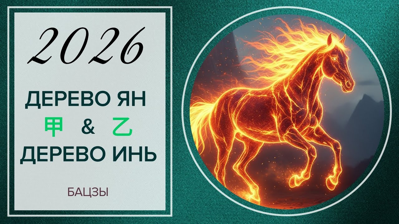 Прогноз на 2026 | Дерево Ян🌳, Дерево Инь 🪷
