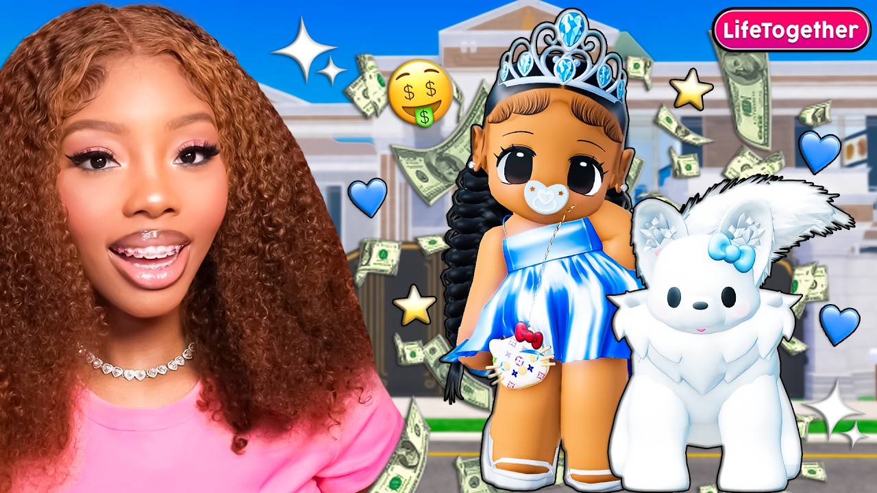 I Became a REALISTIC BILLIONAIRE BABY | Roblox Life Together Rp Snapchat