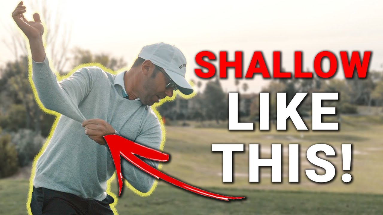 Shallow During The BACKSWING || 3 TIPS