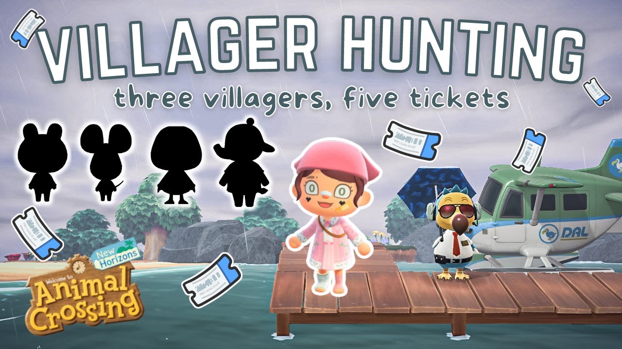 Finding THREE Villagers in FIVE Tickets???? | Meraki Ep 2 | Hunting for My First Three Plots | ACNH