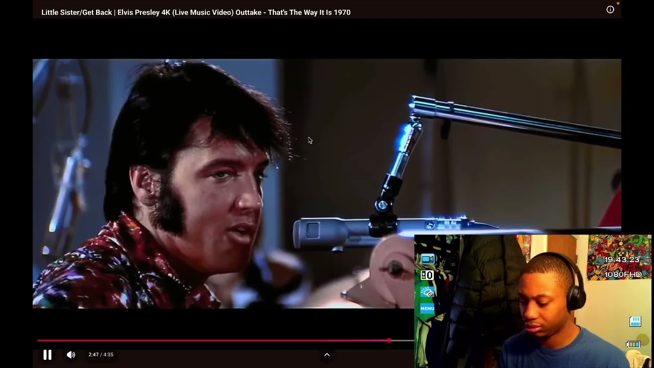 NICE MIX OF THE FOOTAGE! First Time Reacting To Elvis Presley - Little Sister/Get Back
