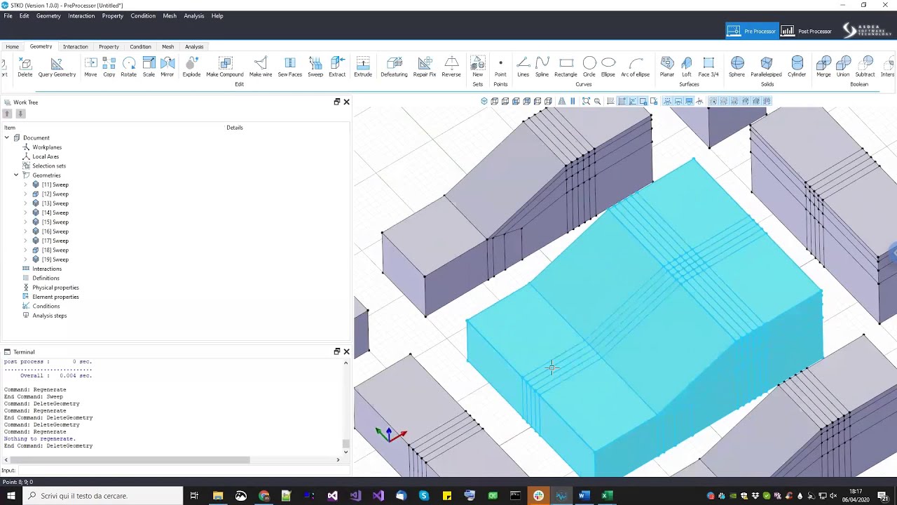 STKO E-Learning Course - SSI_Absorbing Boundaries