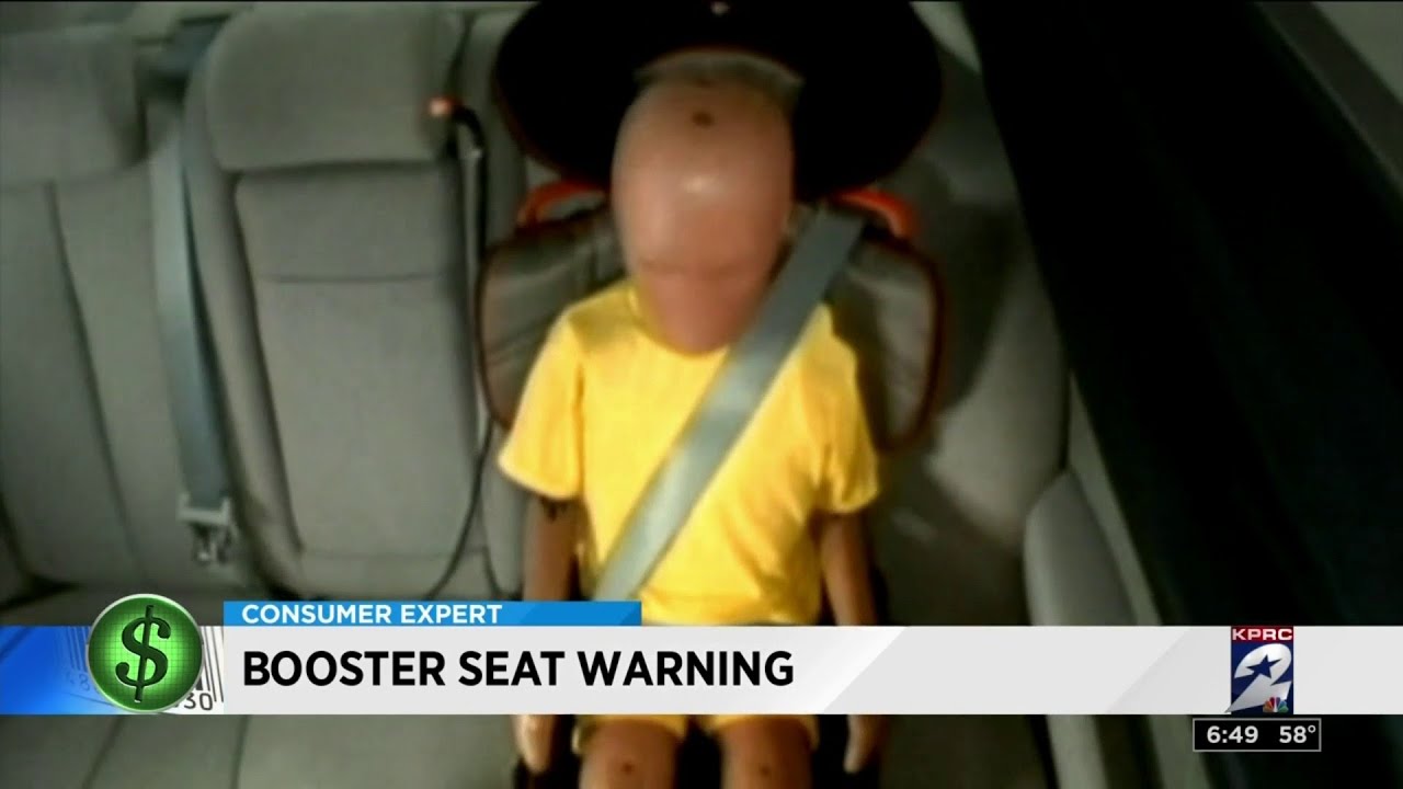 Booster seat crash test failures