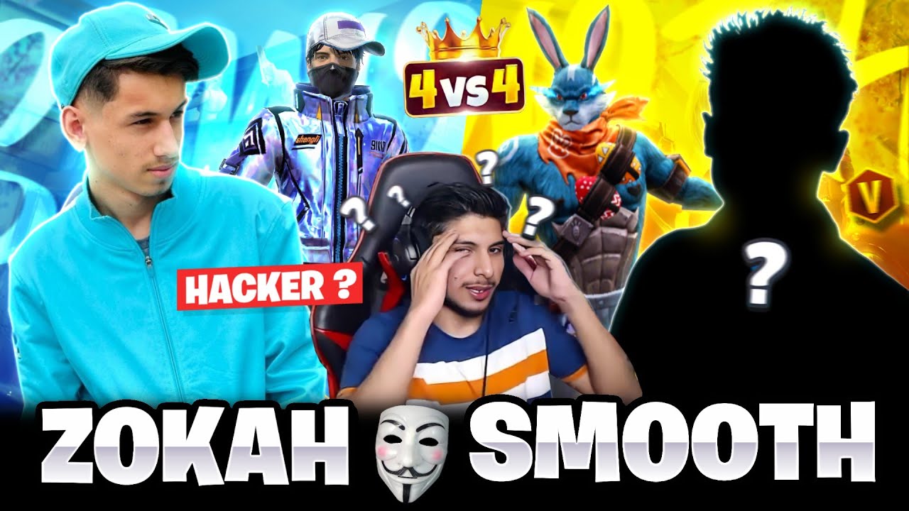 @ZOKAH  Using Hack ?? 😱 Smooth Vs Zokah Squad 😦 Nonstop Live Reaction 😯 Garena - Free Fire 🔥