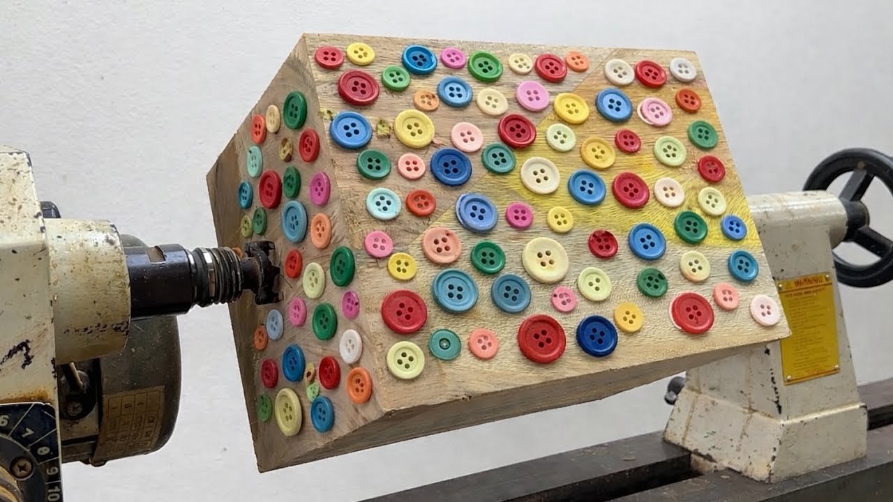 Amazing Woodturning Crazy - Ideas Good And Skill Good - Technique For Sewing Wooden Clothes On Lathe