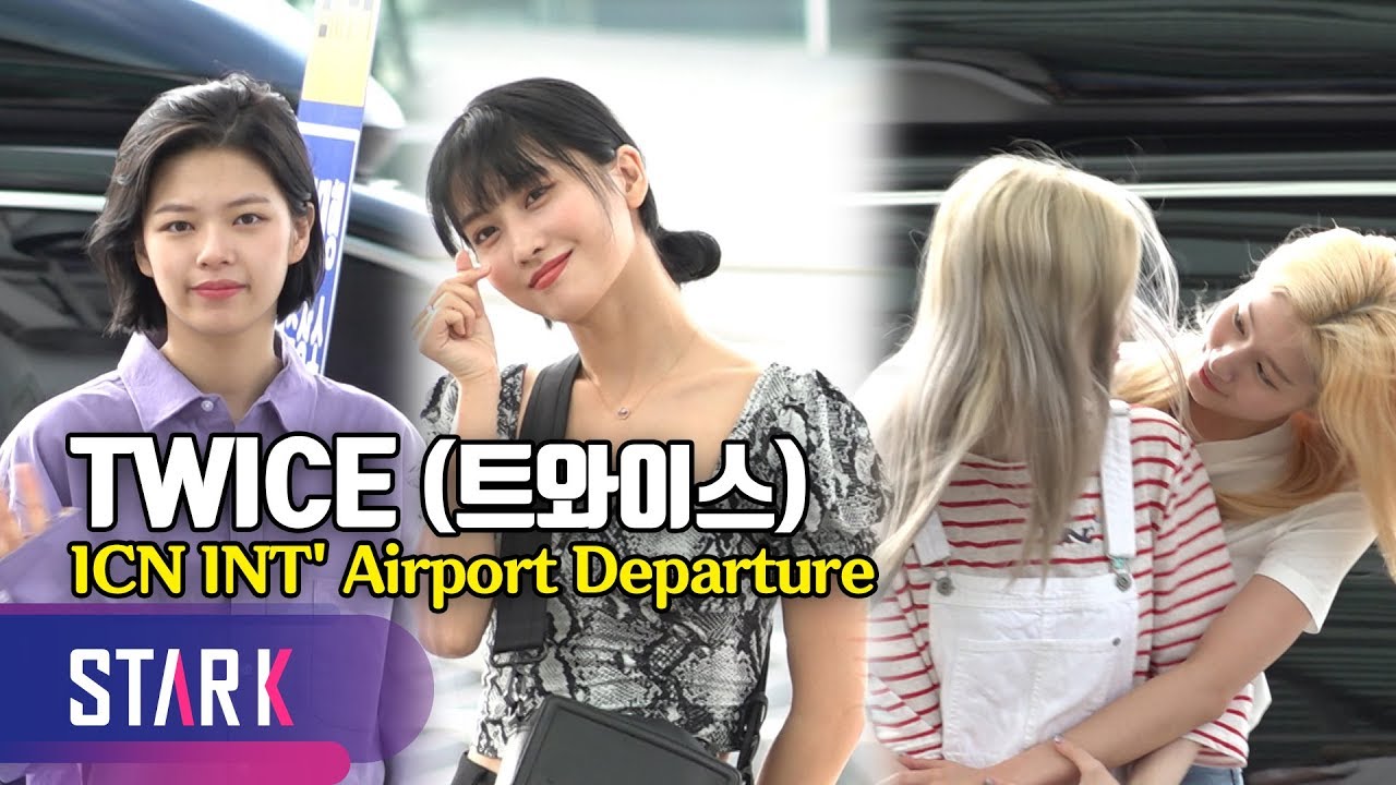 TWICE, 20190816_ICN INT' Airport Departure (트와이스, 대세 걸그룹의 눈부신 미모)