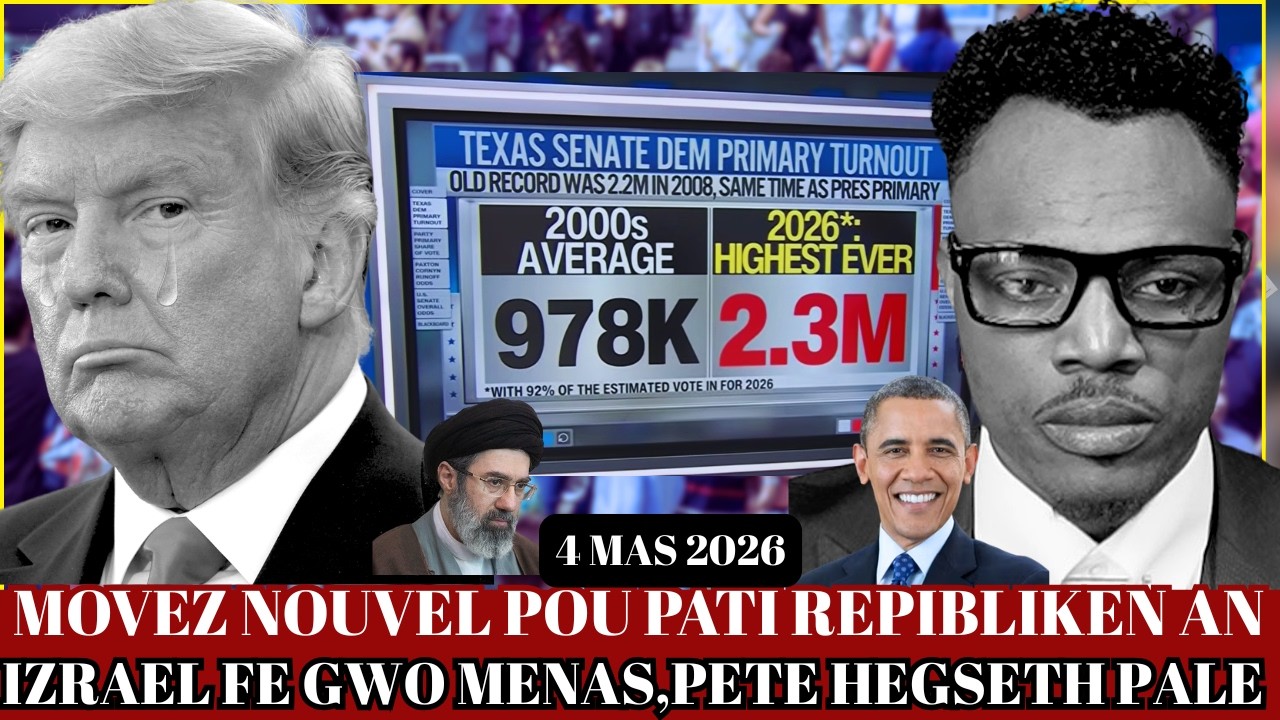 BONNE NOUVELLE POU PATI DEMOKRAT,REPIBLIKEN YO AP PEDI TEXAS,TRUMP RIVE SOU PREZIDAN CUBA A