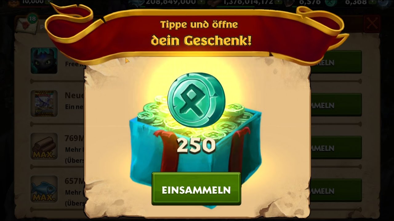Dragons Aufstieg von Berk #1211 Wir bekommen 250 Runen