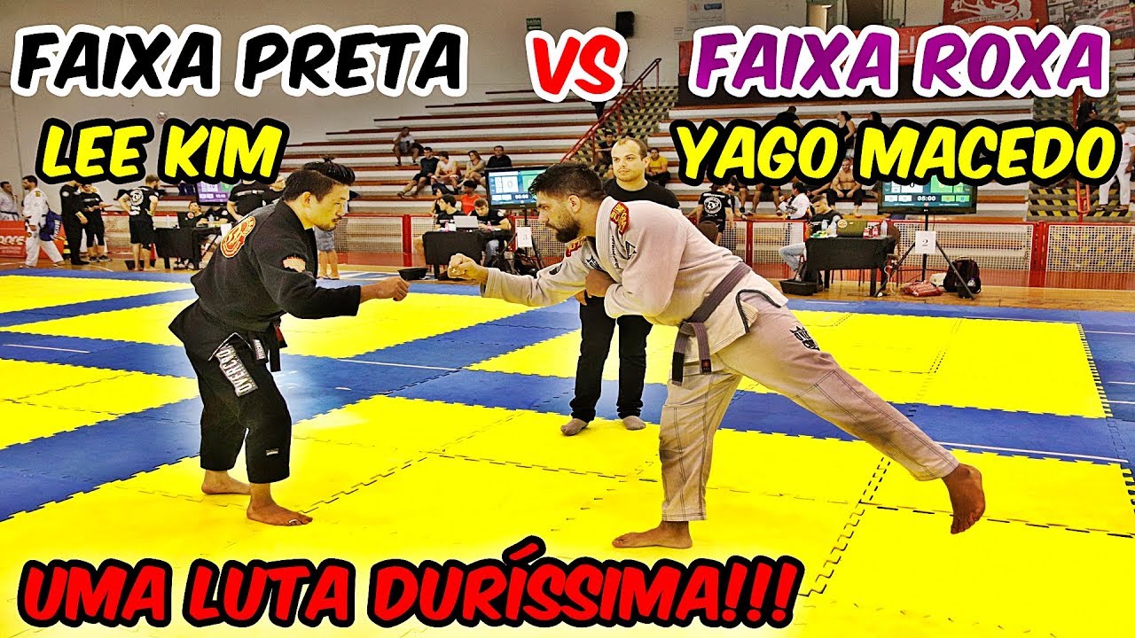 Jiu Jitsu - Absoluto - Uma luta duríssima - Lee Kim Faixa Preta vs Yago Macedo Faixa Roxa.